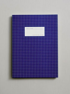 Large notebook grid // dark blue