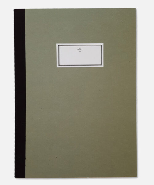 Stitch notebook green