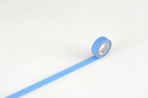 masking tape in blue