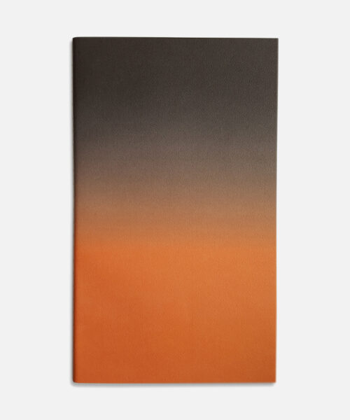 medium horizon notebook grey orange