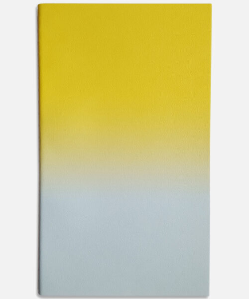 medium horizon notebook yellow mint