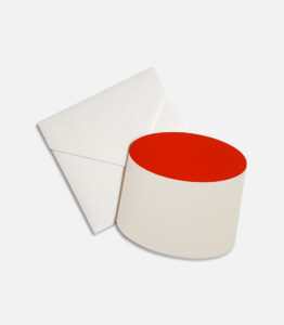 greeting card tube red