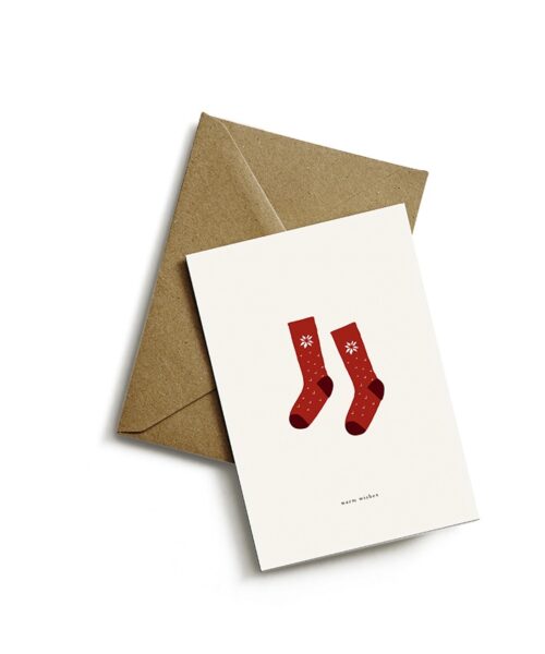 greeting card socks