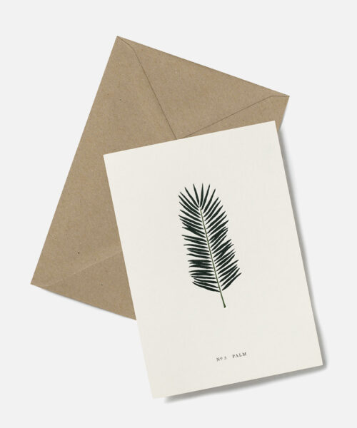 palm greeting card