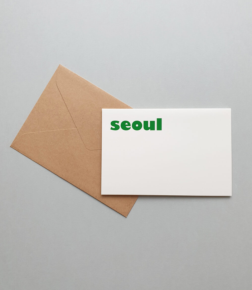 greeting card seoul
