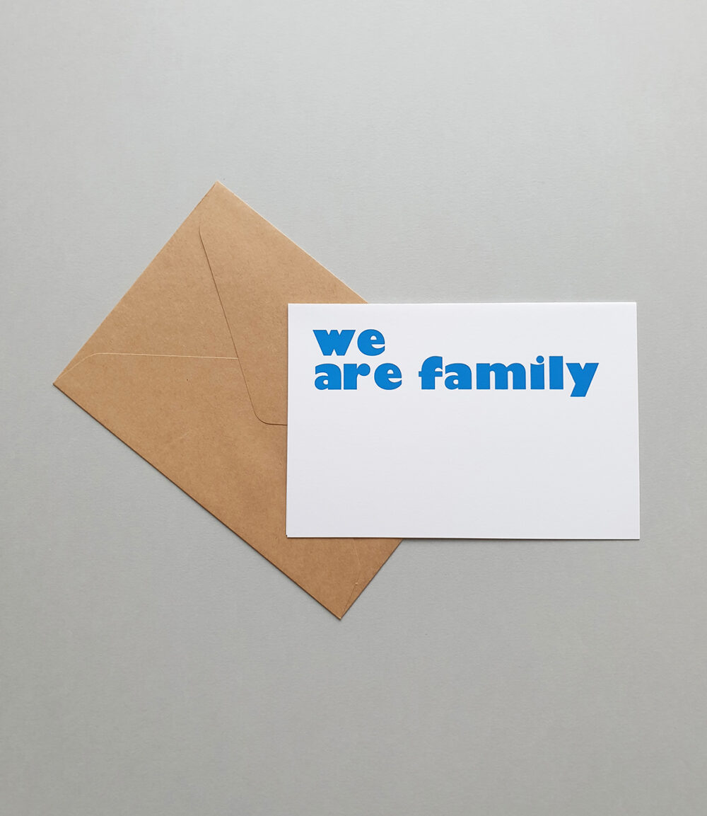 greeting card family first
