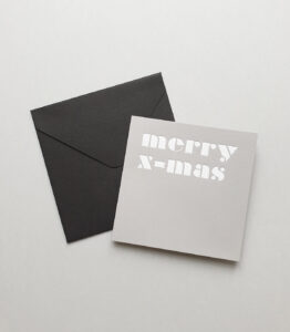 greeting card merry x-mas