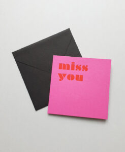 greeting card miss you