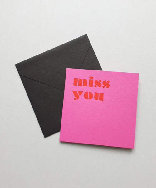 greeting card miss you