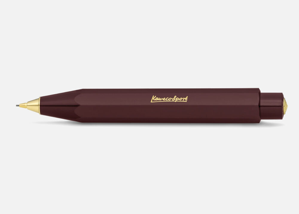 classic sport mechanical pencil bordeaux