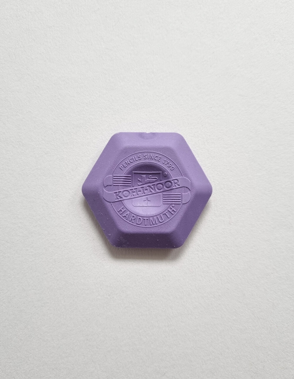 koh-i-noor hexagon eraser purple