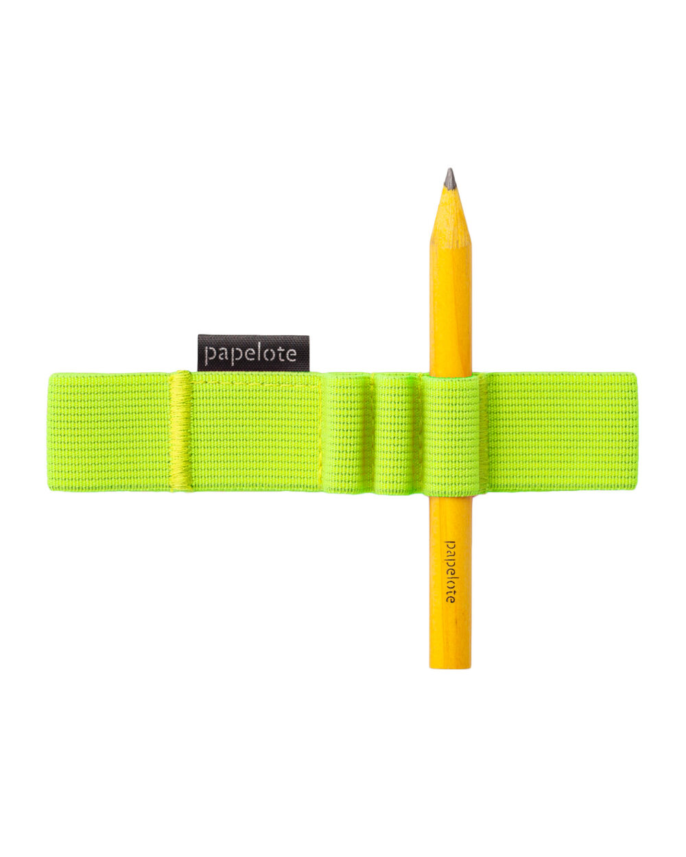 A6 elastic pen holder neon yellow