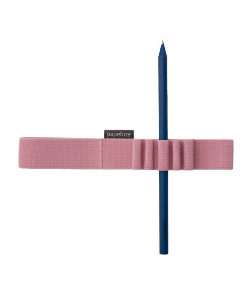A5 elastic pen holder pink