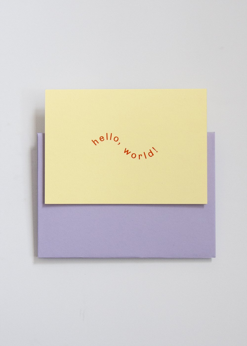 greeting card hello world
