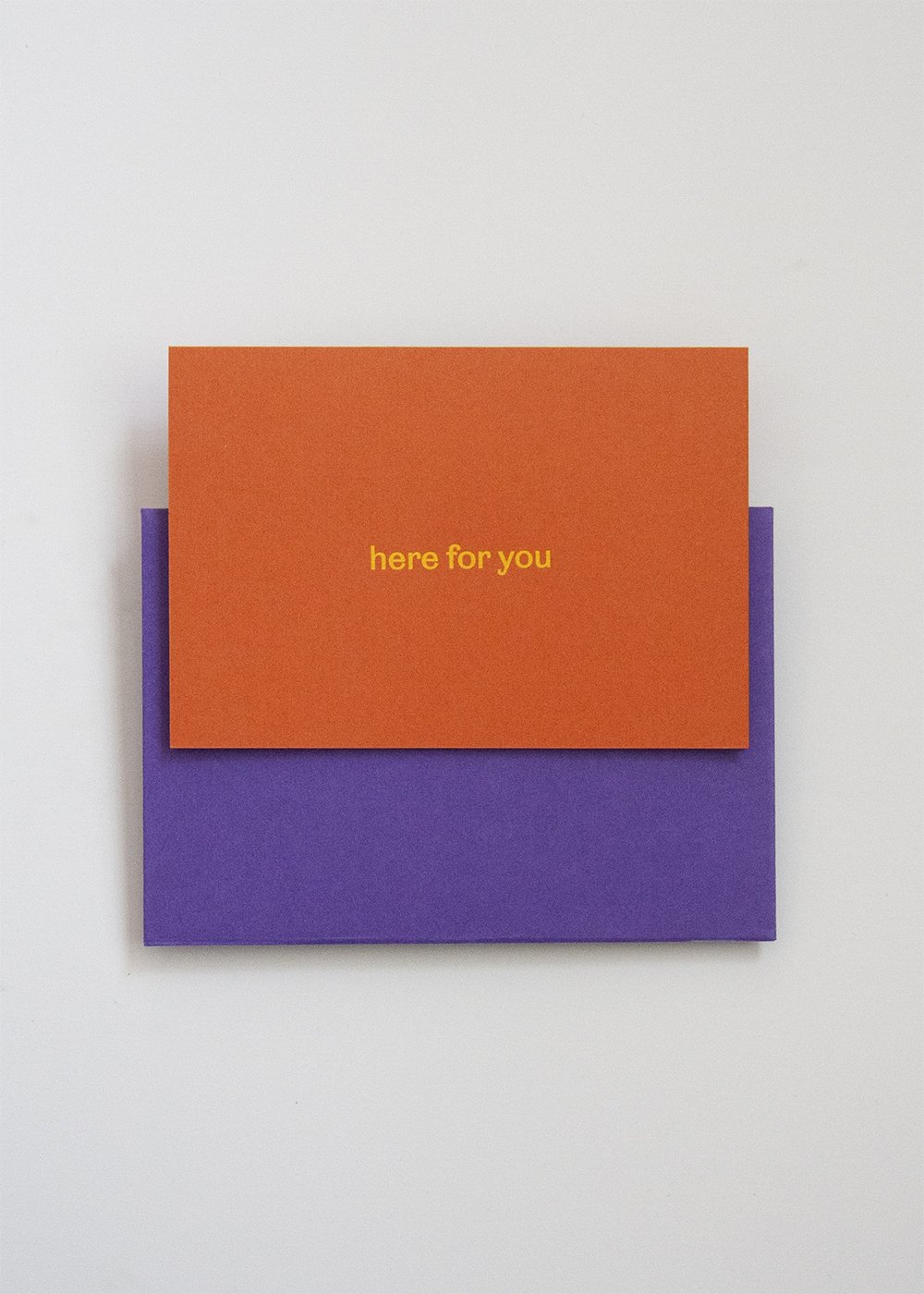 greeting card here for you