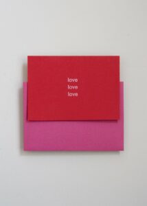greeting card love love love