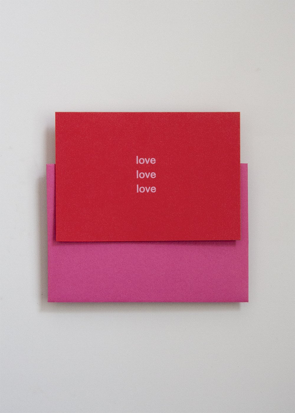 greeting card love love love