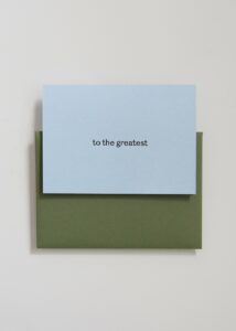 greeting card to the greatest