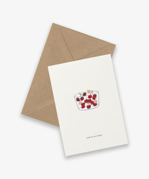 Greeting card you're so sweet