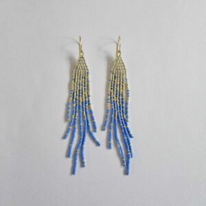 handmade seed bead earrings