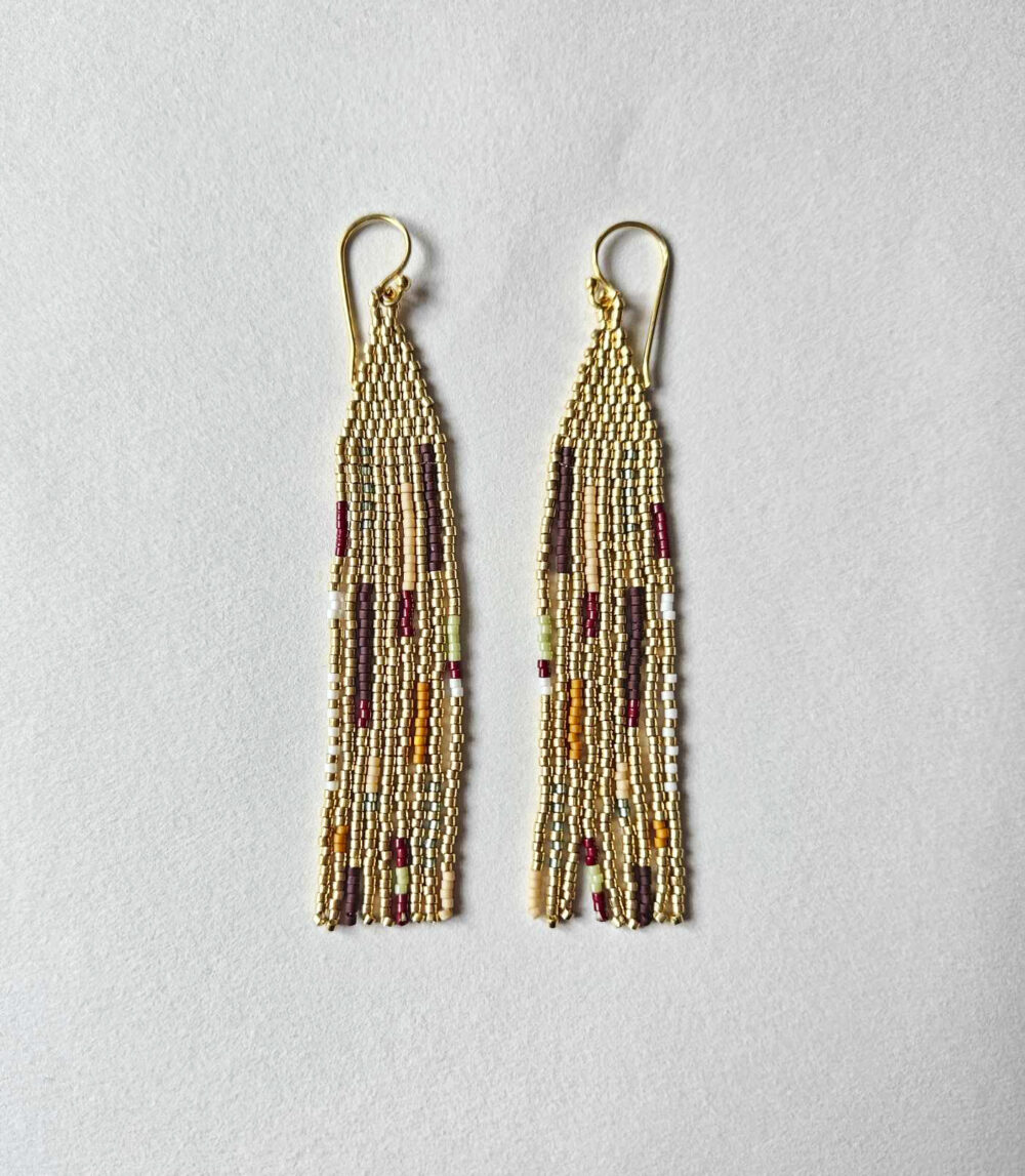 Handmade seedbeads earrings
