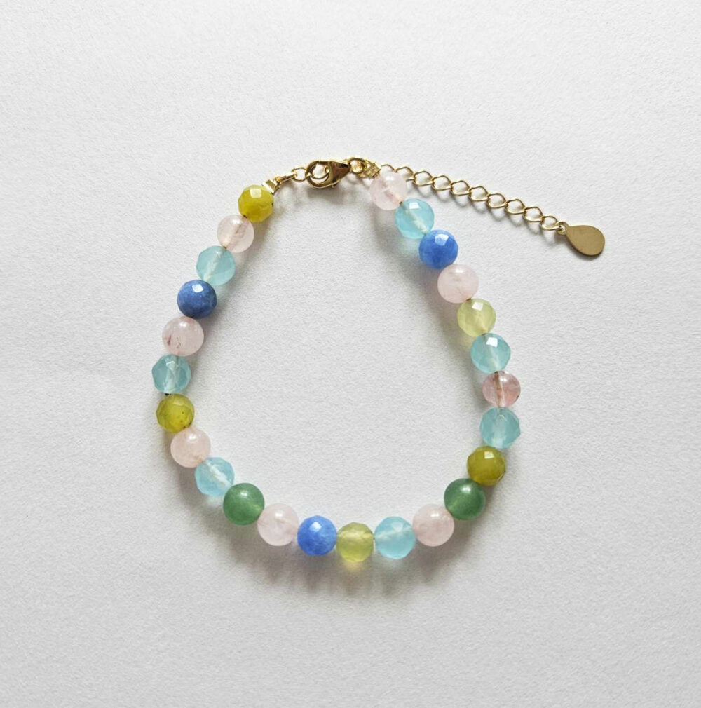 Bracelet pastel sea gemstones