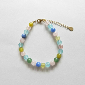 Bracelet pastel sea gemstones