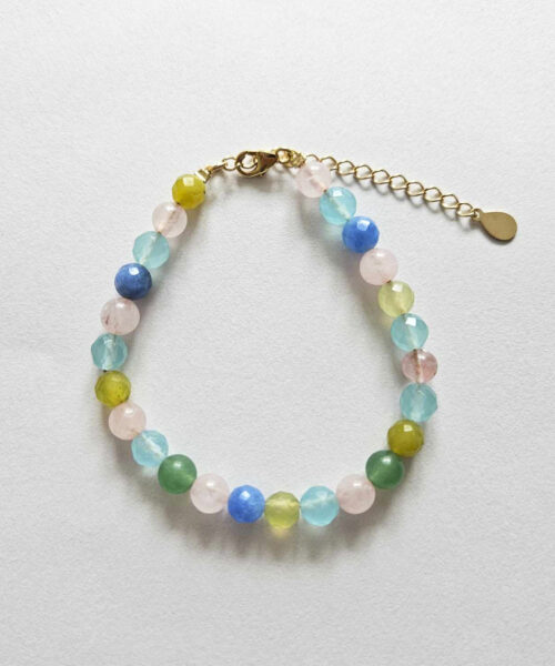 Bracelet pastel sea gemstones
