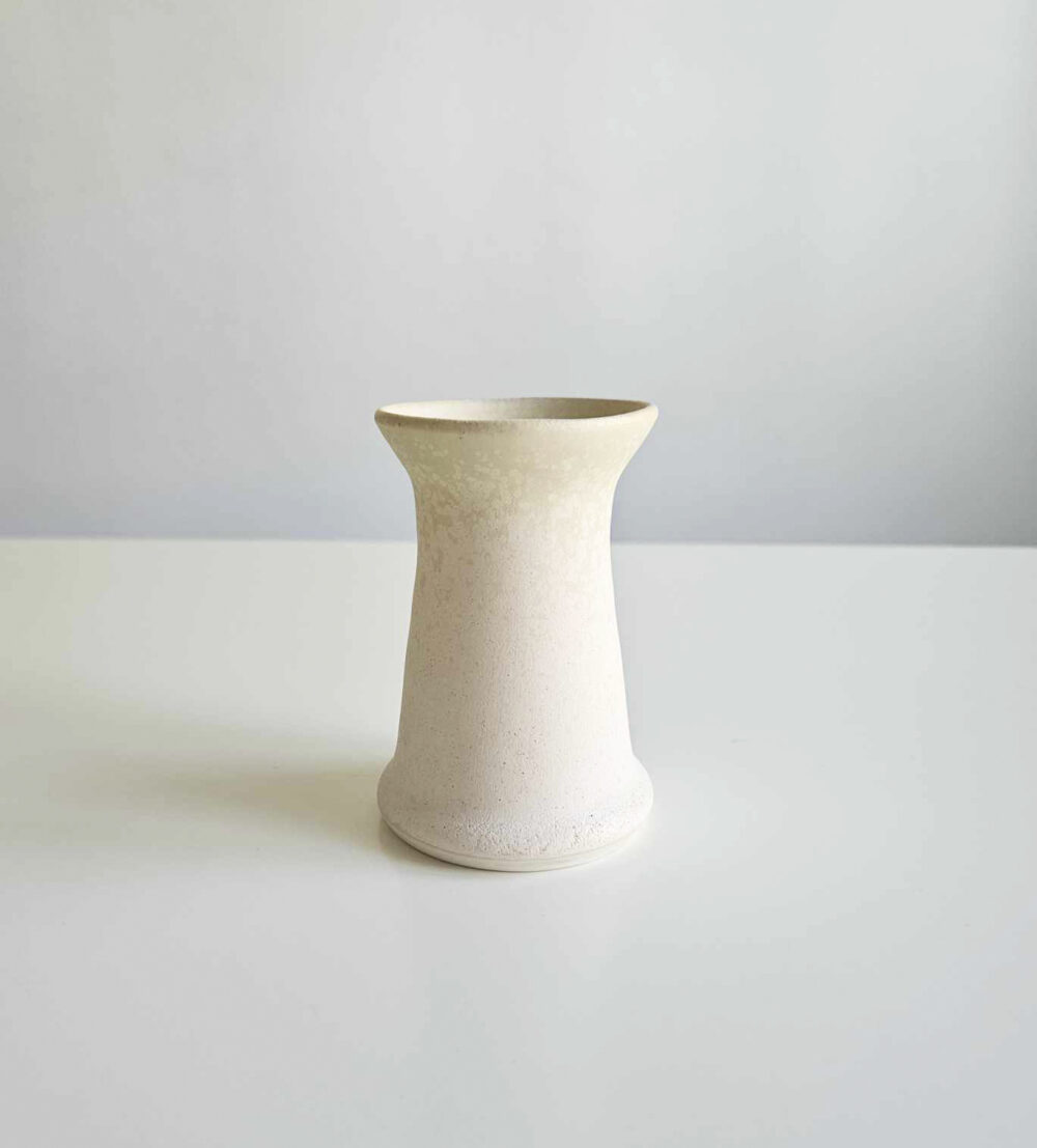 mini white vase