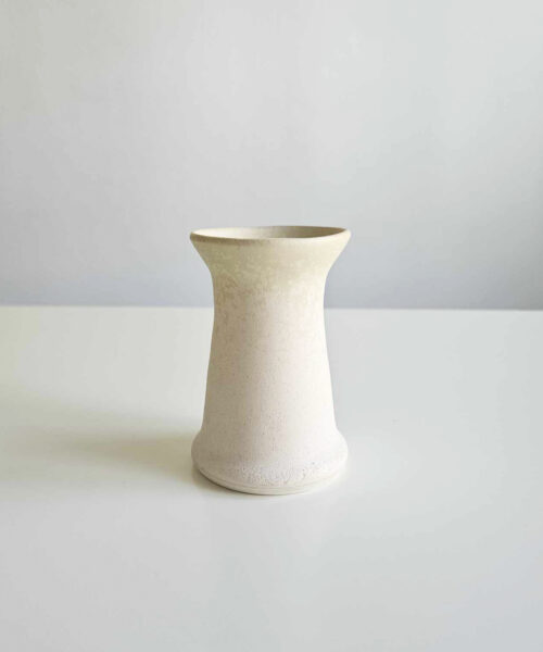 mini white vase